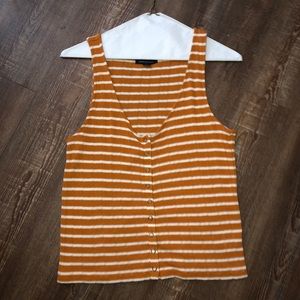 American Eagle button front tank top size small